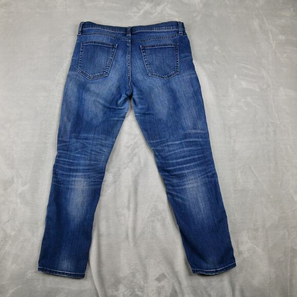 Gap 1969 Girlfriend Jeans Womens 30r (32x27 Meas) Blue Denim - Picture 5 of 10